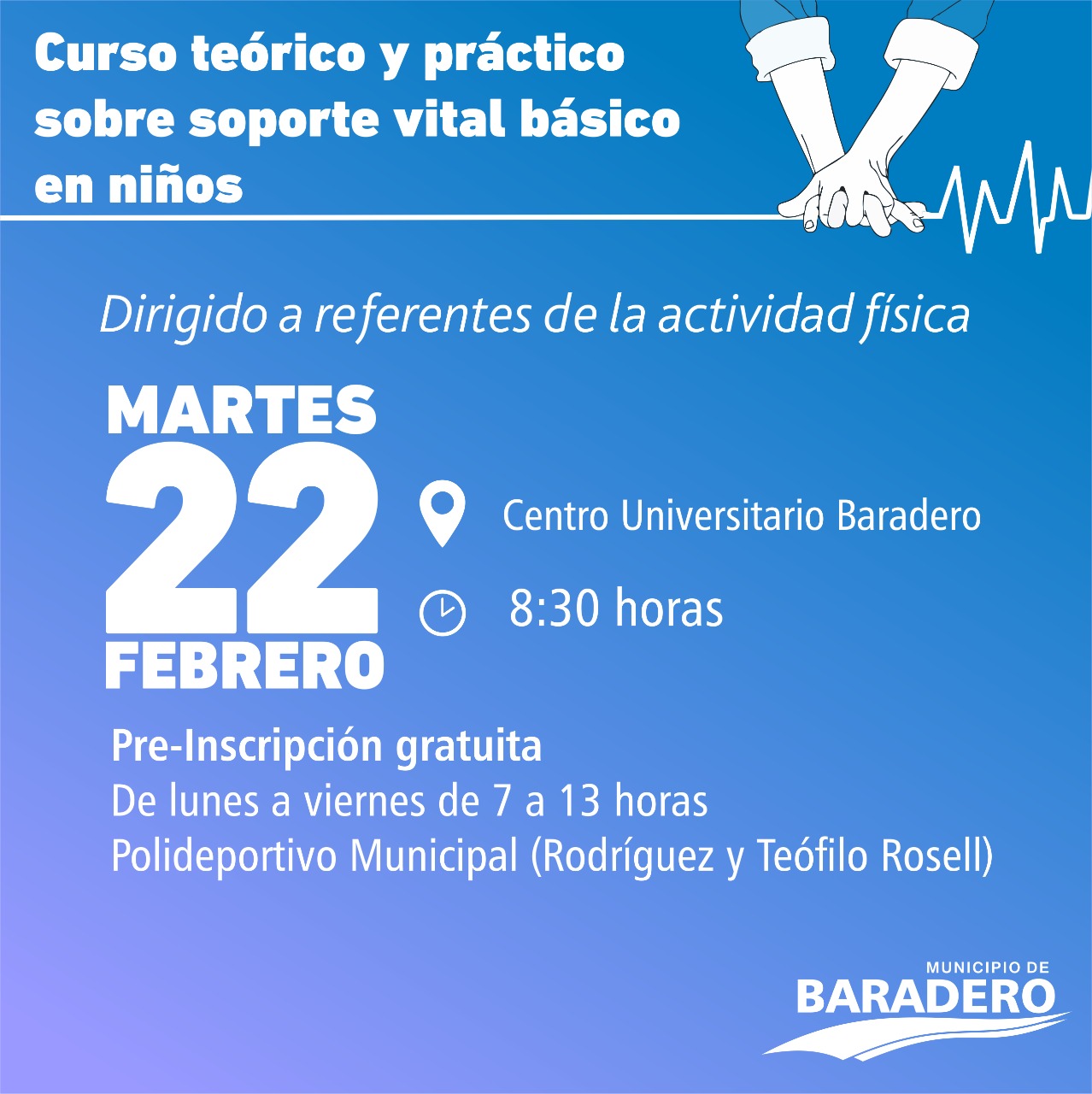 Curso teórico y práctico sobre soporte vital básico en niños