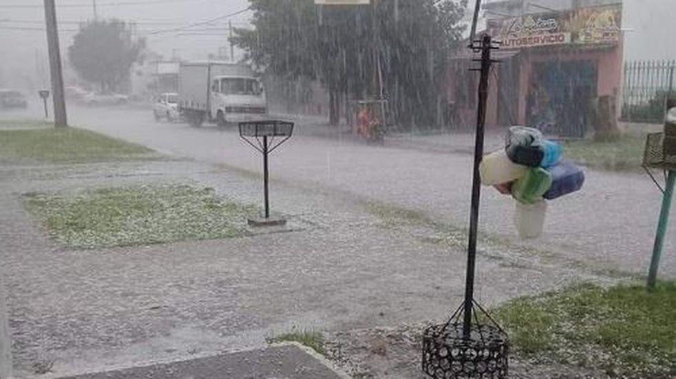 Lluvia caída.