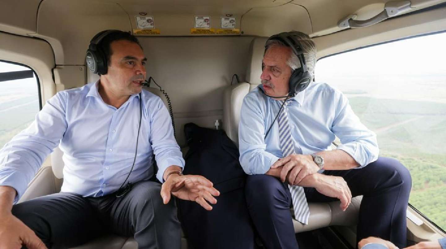 Alberto Fernández visitó Corrientes por primera vez después de casi dos meses de incendios