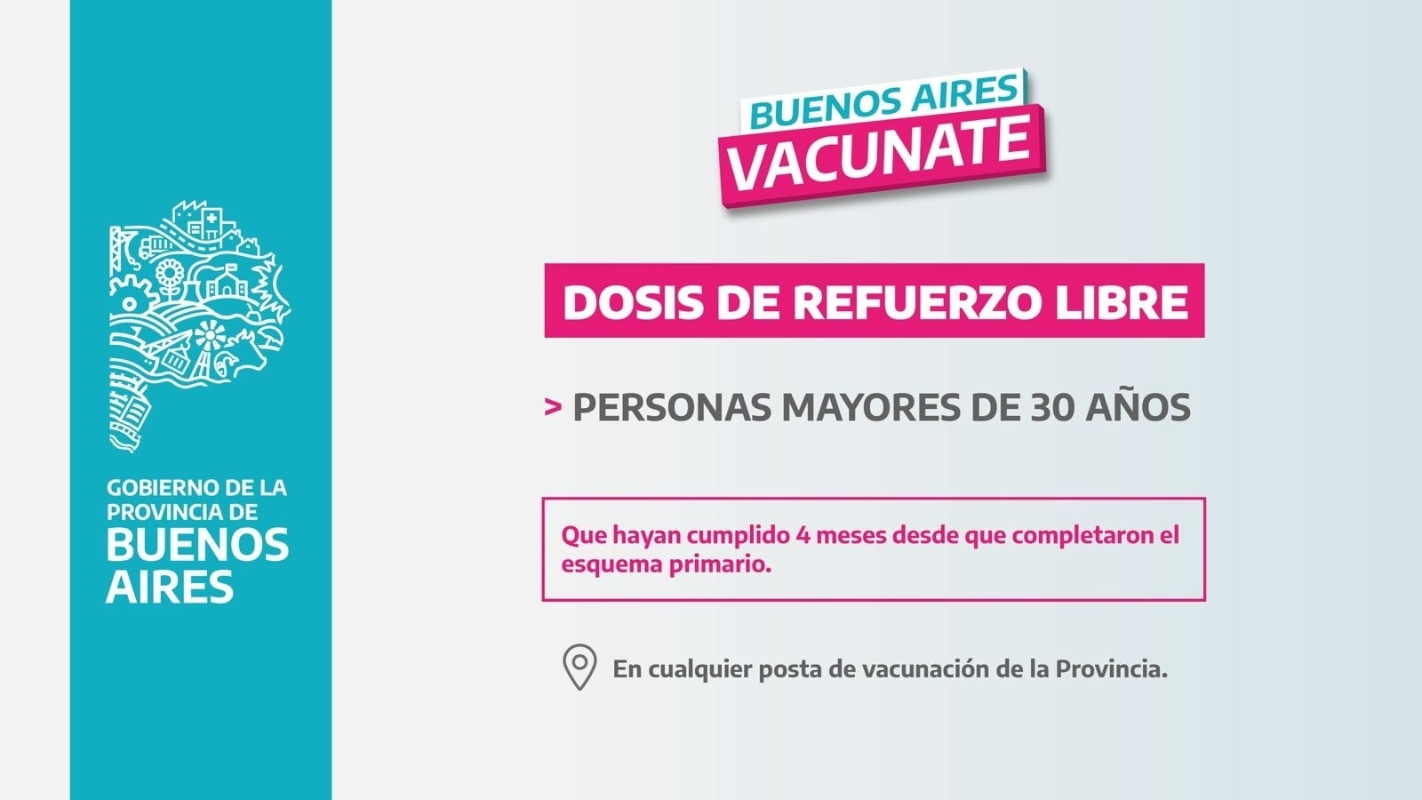 Refuerzos Libres Para Todas Las Personas Mayores de 30 ?