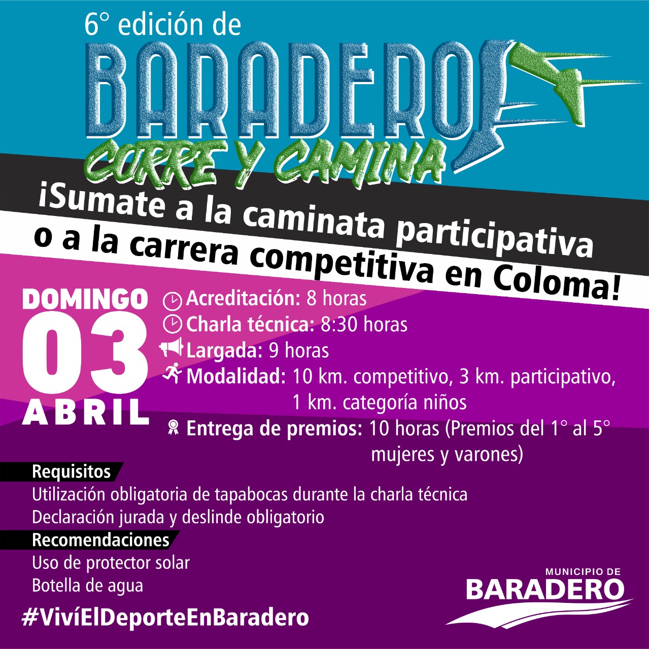 Baradero Corre y Camina: este domingo llega una nueva edición en Santa Coloma