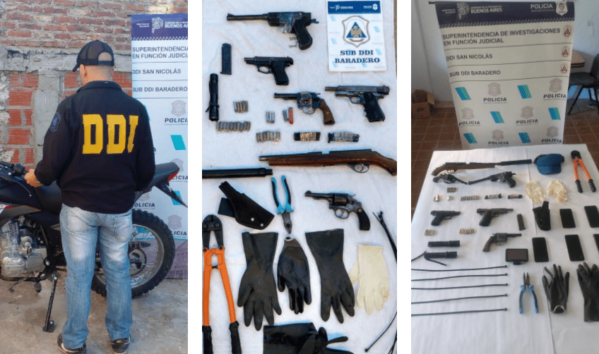 BARADERO: UN DETENIDO Y DOS APREHENDIDOS TRAS MÚLTIPLES ALLANAMIENTOS