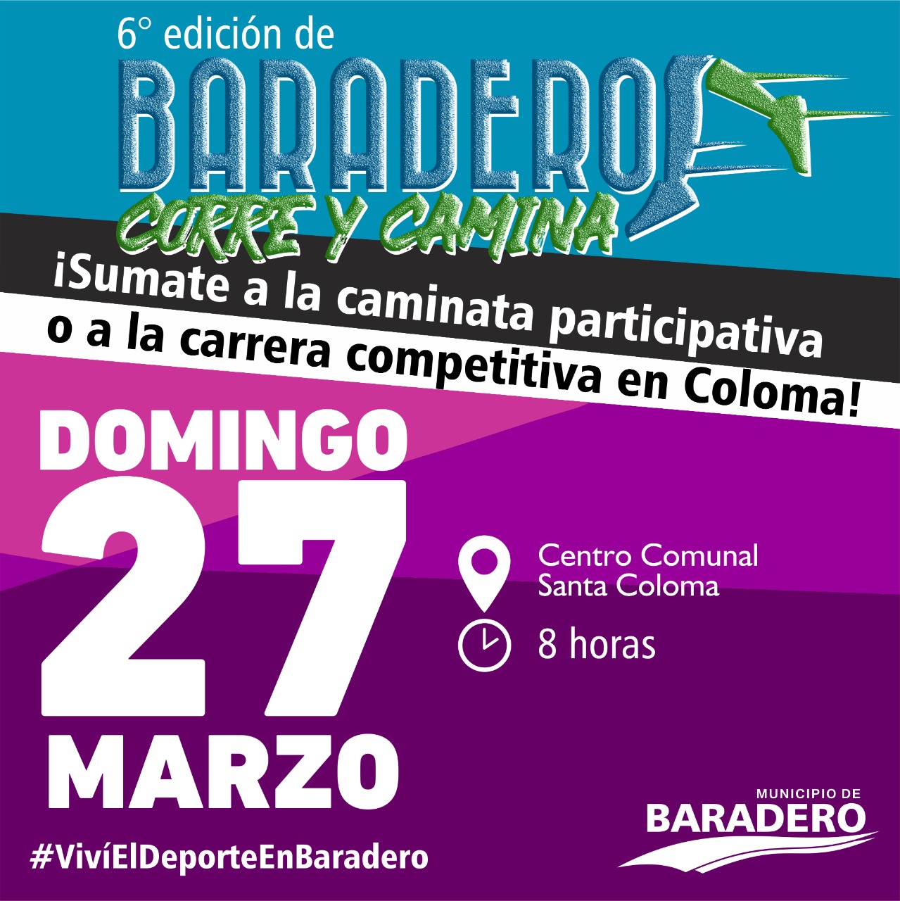 Baradero Corre y Camina: se reprograma el evento en Santa Coloma