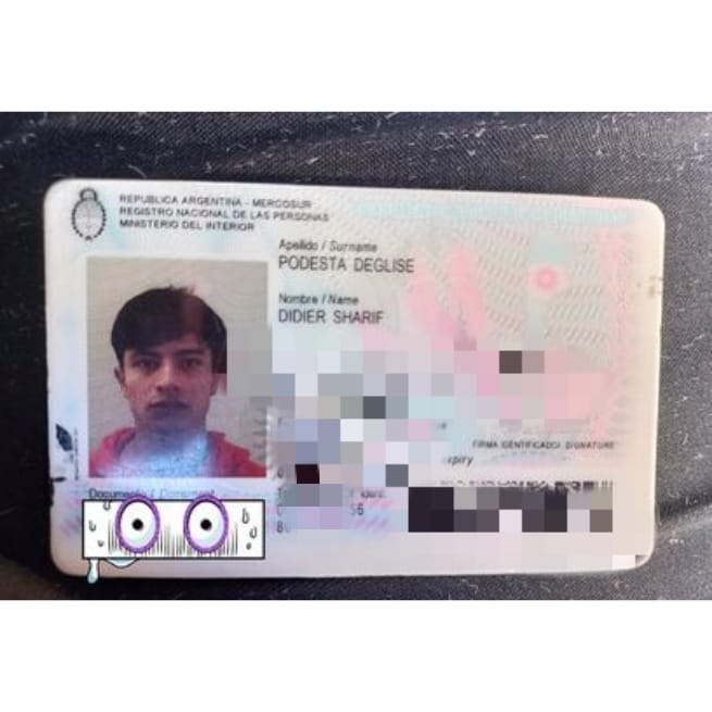 DNI extraviado