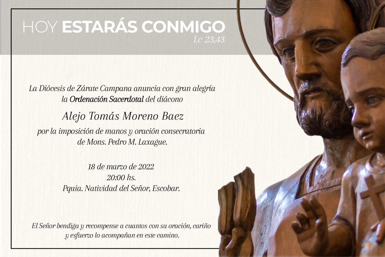 Orden Sacerdotal del Diácono Alejo Moreno.