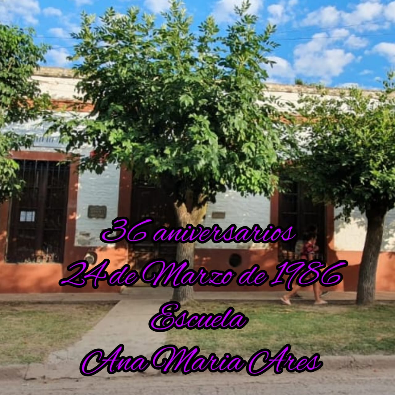 Trigésimosexto Aniversario “Escuela Ana María Ares” – David Arebalo