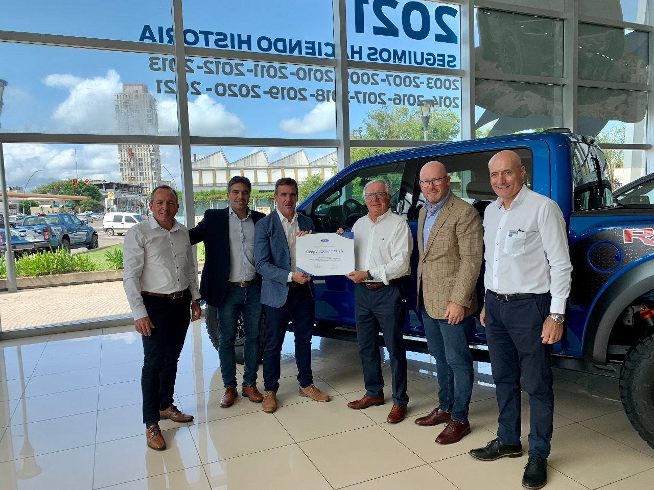 El Presidente de Ford Argentina y CEO de Ford Latinoamérica visitaron Giorgi Automotores