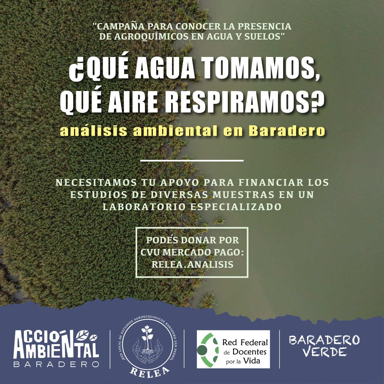 ¿Qué agua tomamos? ¿Qué aire respiramos?