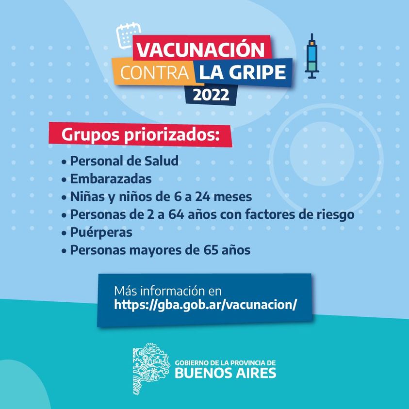 COMENZÓ LA VACUNACIÓN CONTRA LA GRIPE EN LA PROVINCIA ?