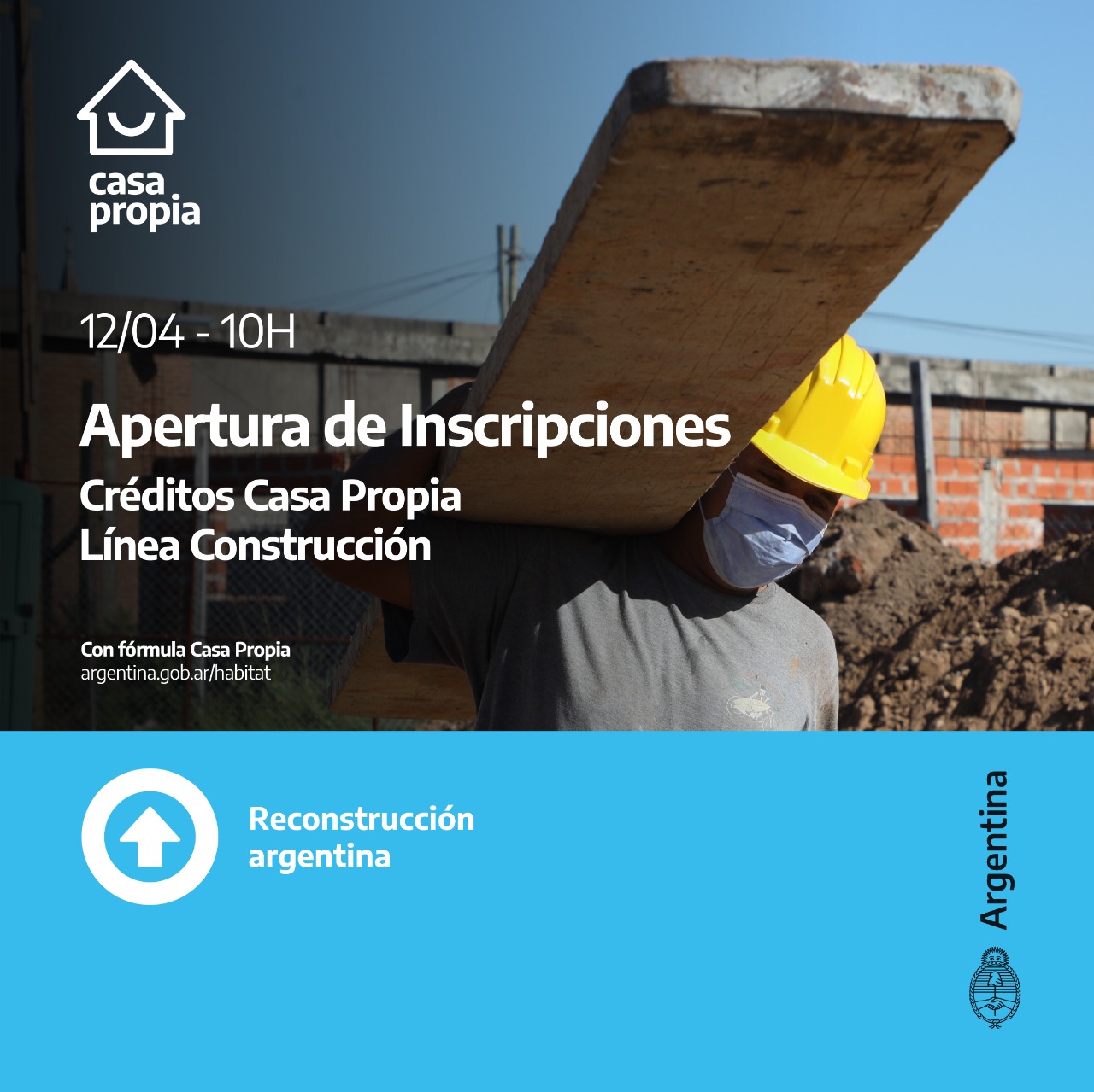 Inscripciones para los créditos del programa Casa Propia