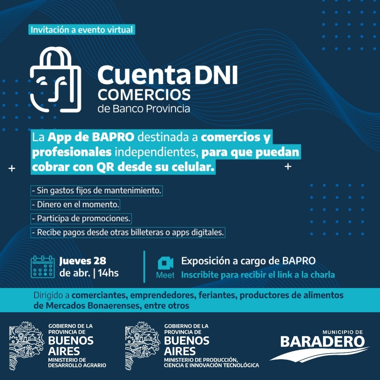 Cuenta DNI: Jornada de capacitación virtual para comerciantes