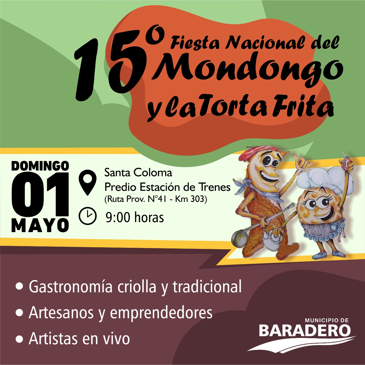 Santa Coloma celebra la 15° Fiesta Nacional del Mondongo y la Torta Frita