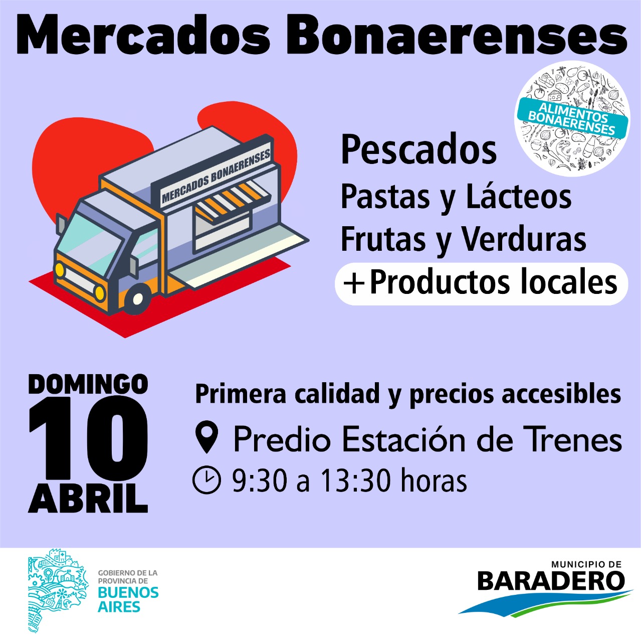 Domingo de Mercados Bonaerenses en la Estación de Trenes
