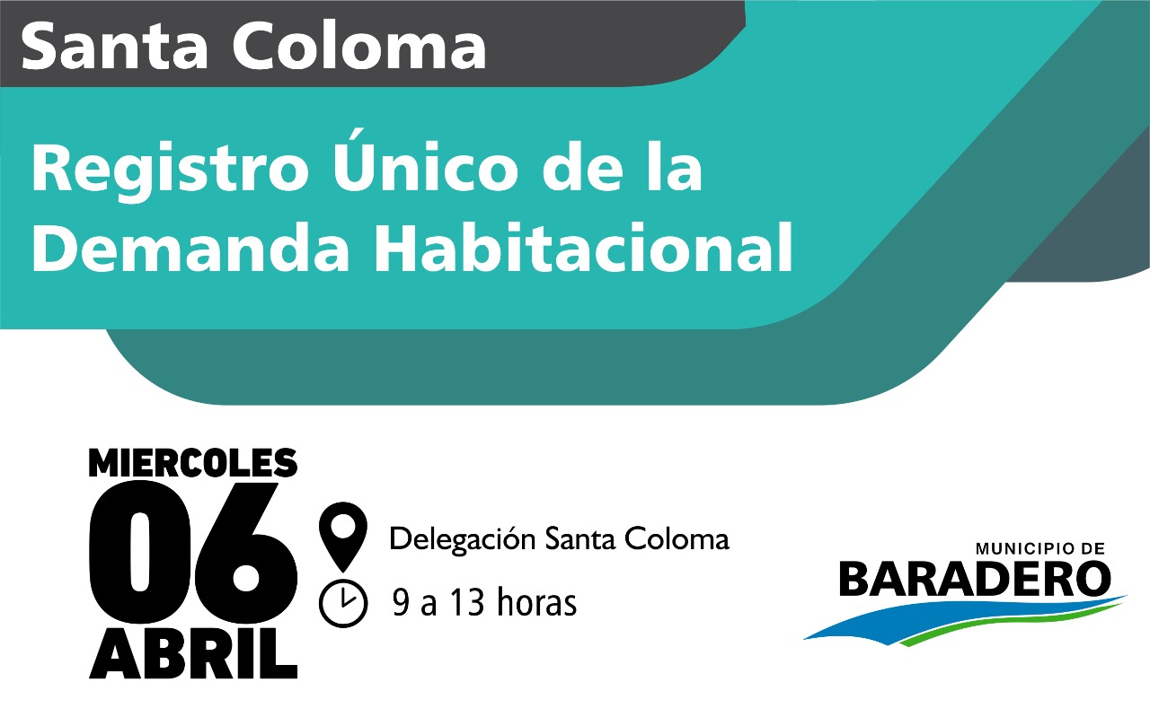 Inscripción al Registro Único de la Demanda Habitacional en Santa Coloma