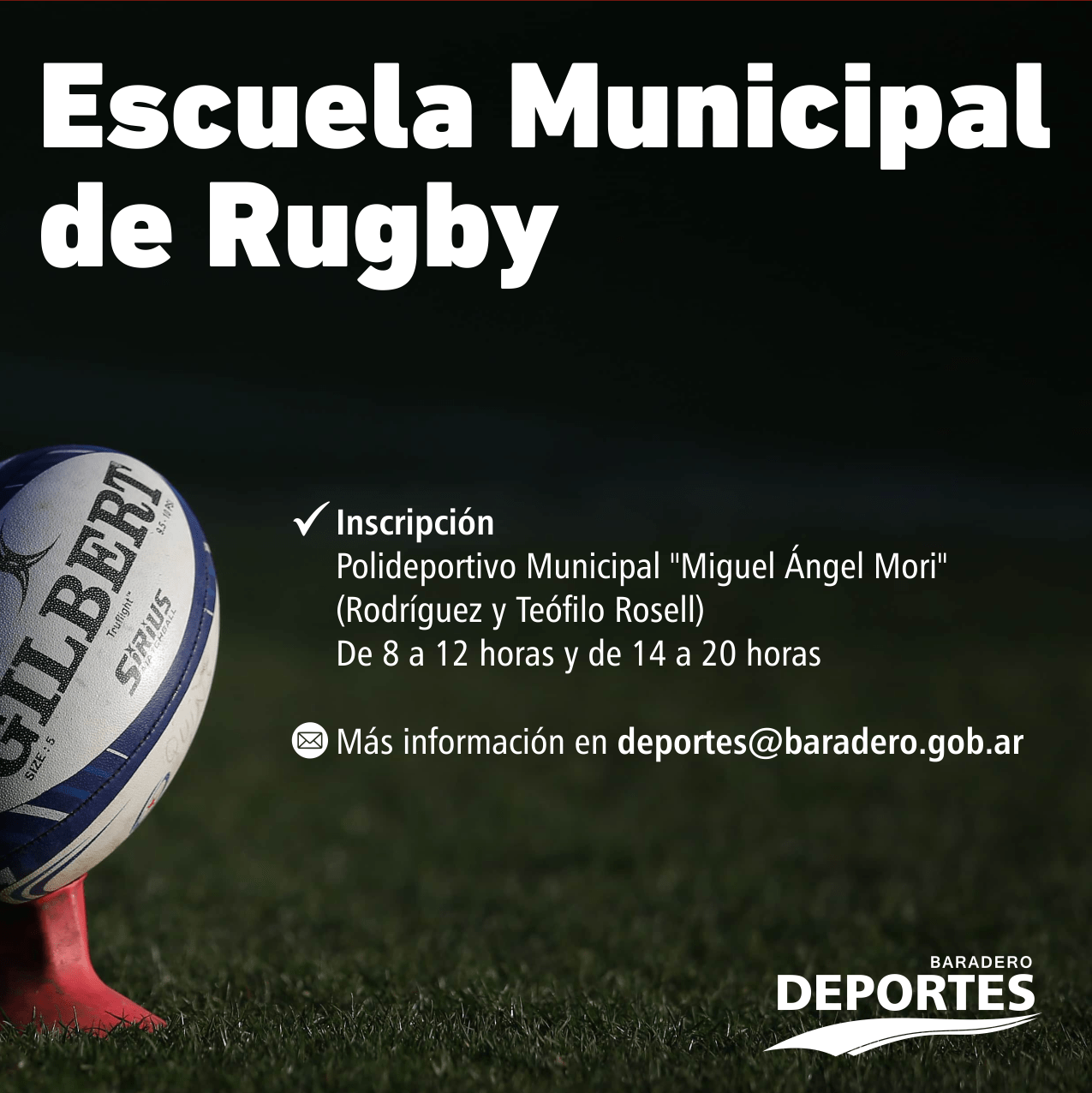 Vos también podés ser parte de las Escuelas Municipales Deportivas