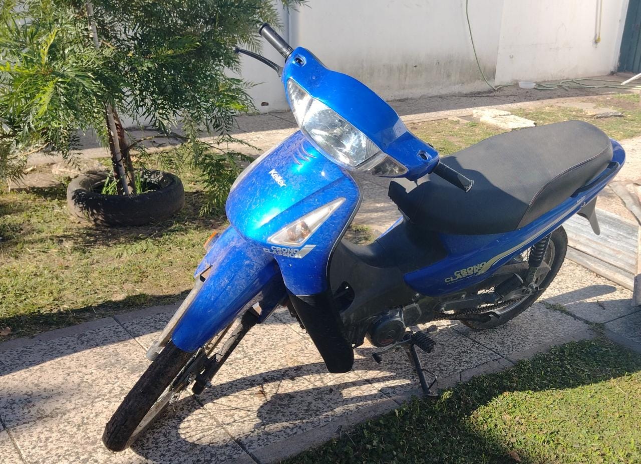 Otra moto robada, con mas suerte. Fue encontrada.