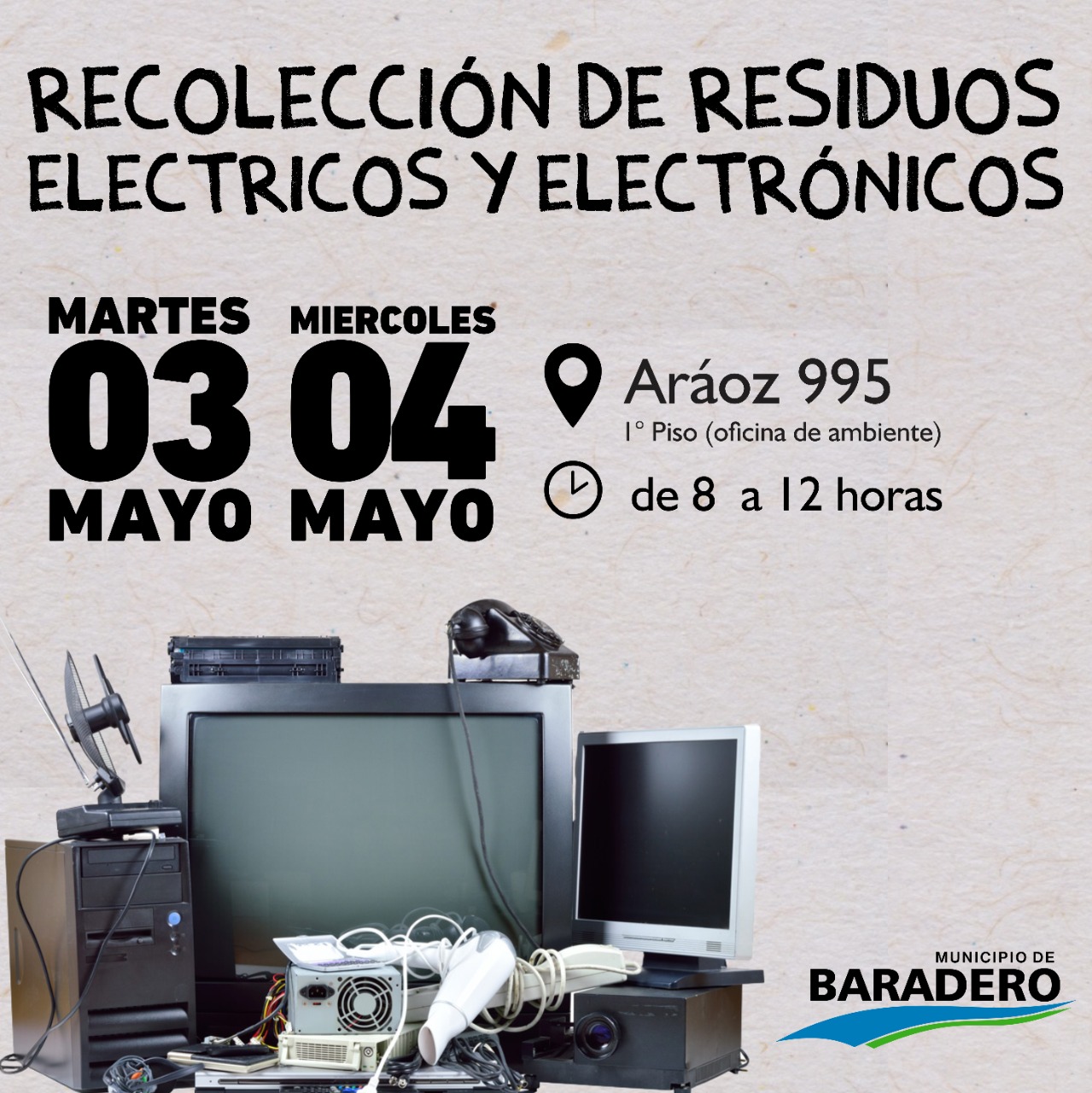 Campaña de Recolección de Residuos Eléctricos y Electrónicos