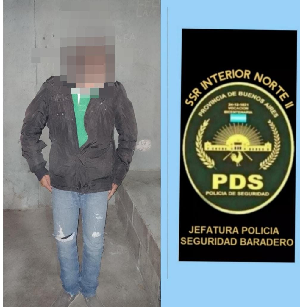 Amenazo a su pareja con un cuchillo y se resistió a los efectivos
