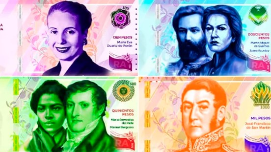 Próceres en lugar de animales: estos son los nuevos billetes de $100, 200, 500, 1.000 que presentó Alberto Fernández