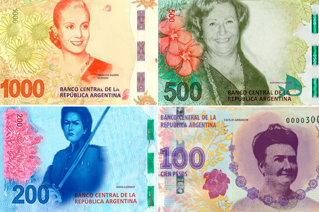 Nuevos billetes argentinos: en qué personajes piensa el Gobierno para reemplazar a los animales