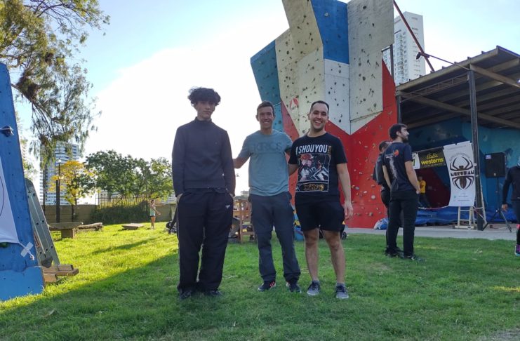 Escaladores de San Pedro y Baradero participan de una competencia en Rosario