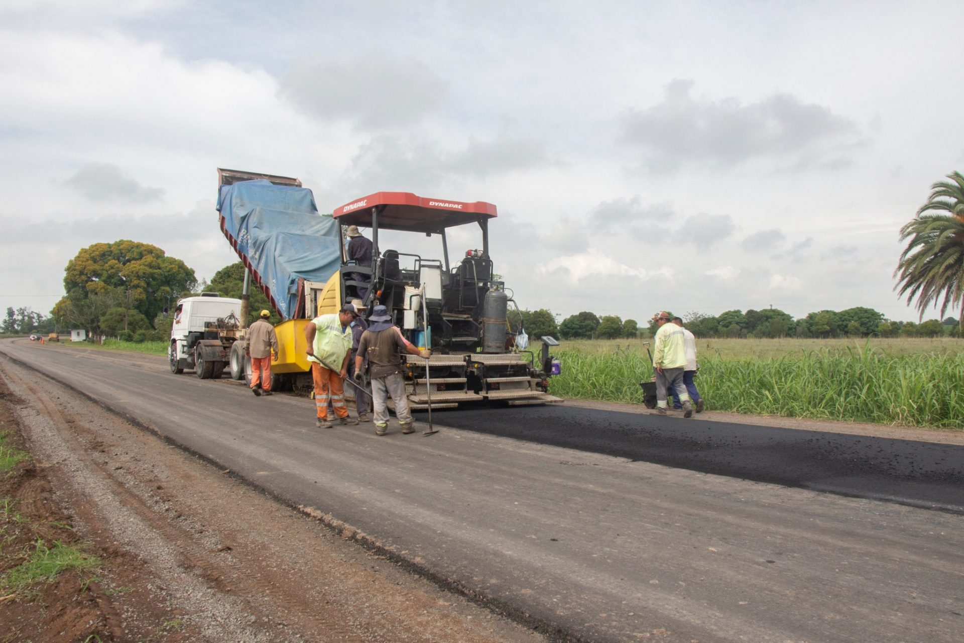 Inauguración primera etapa reconstrucción camino a Portela.