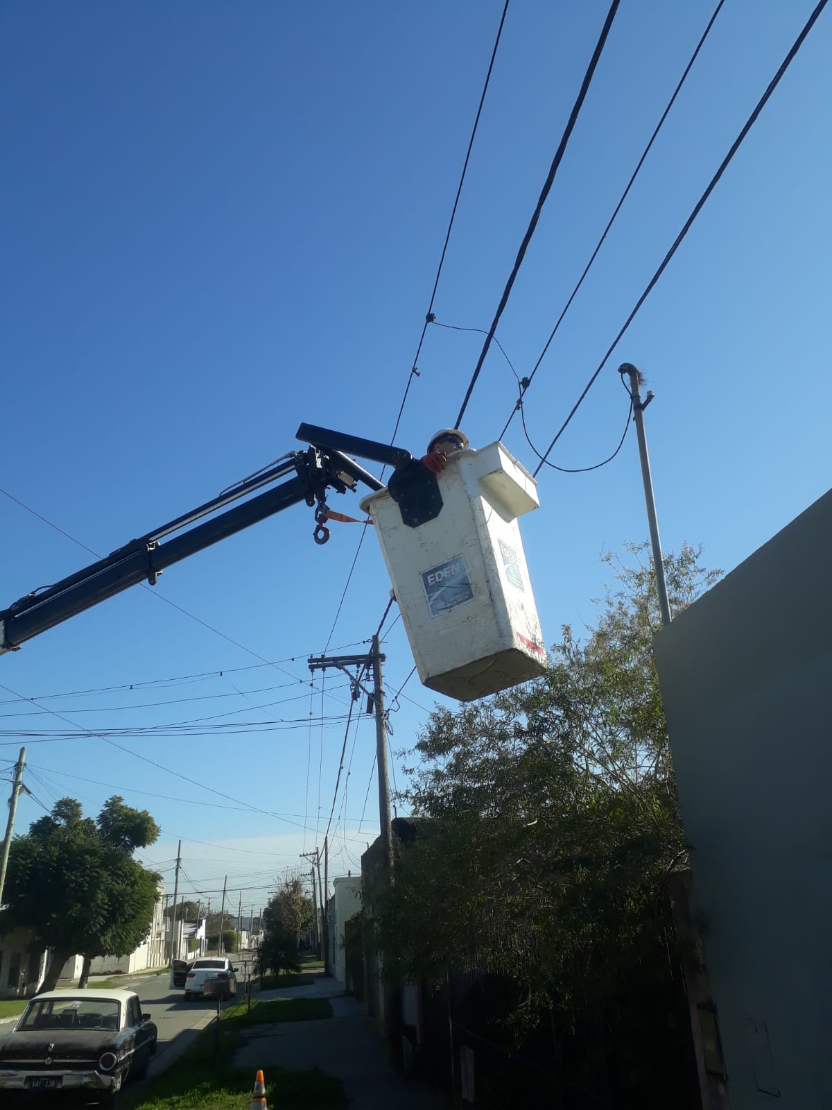 EDEN realiza obras para mejorar la calidad del servicio en Baradero