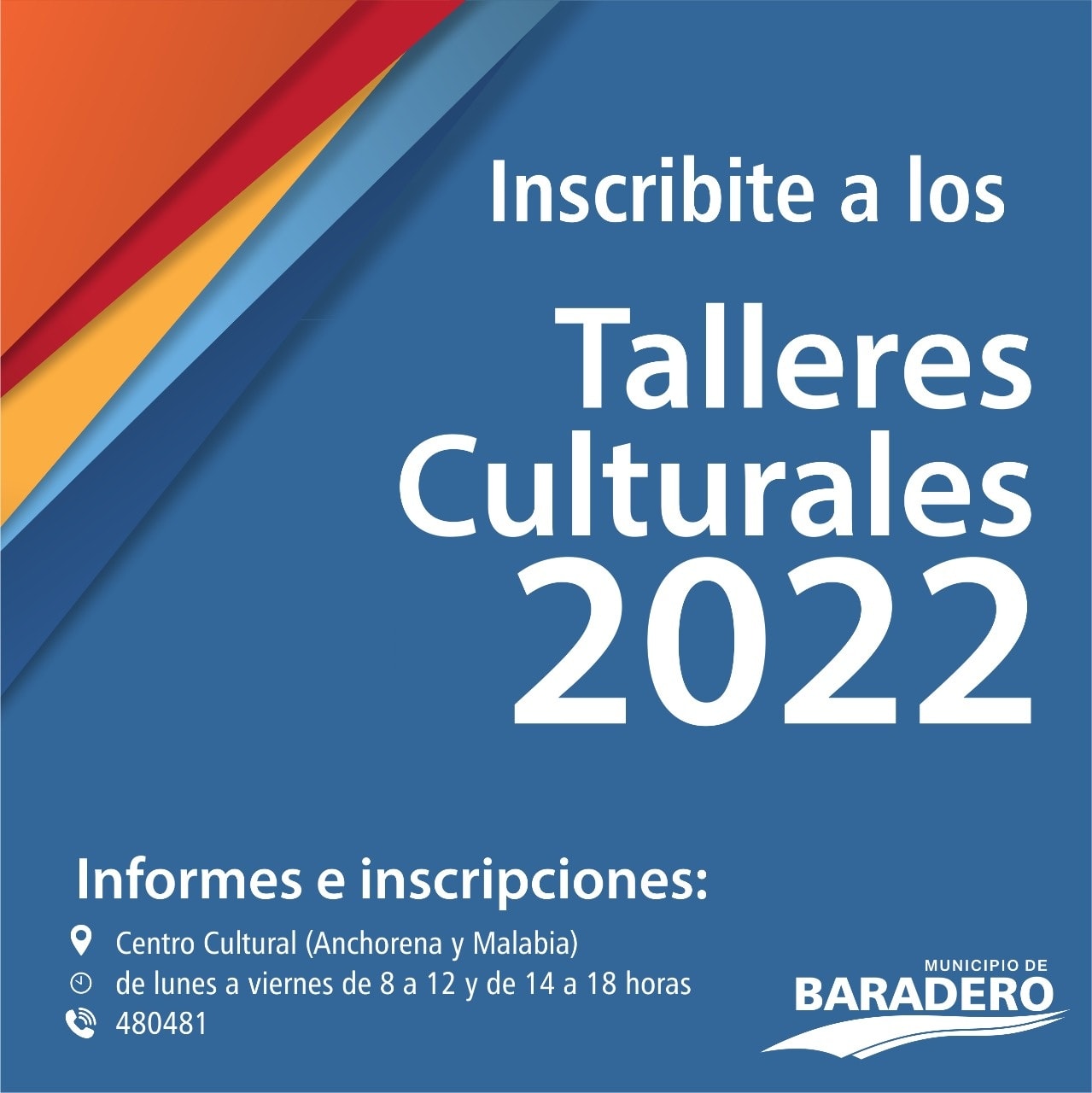 Están abiertas las inscripciones para los Talleres Culturales 2022