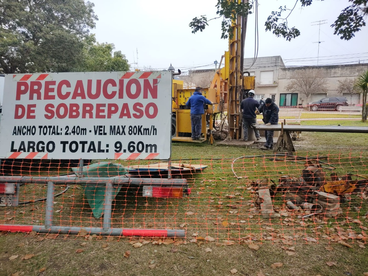 Avanza la obra del Pozo N°17 para la nueva bomba de agua que traerá mejoras del servicio en la zona céntrica