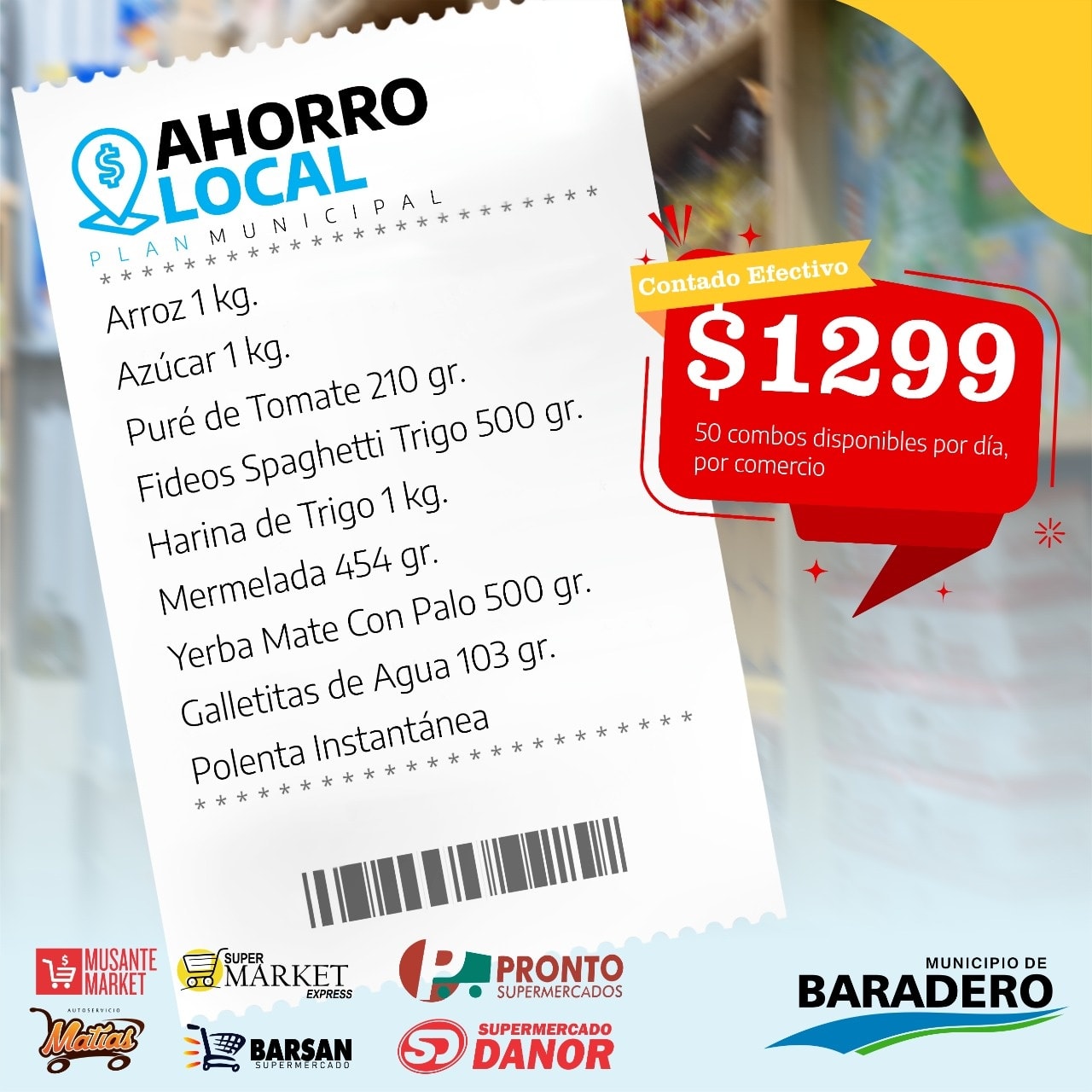 El intendente lanzó el Plan Municipal Ahorro Local