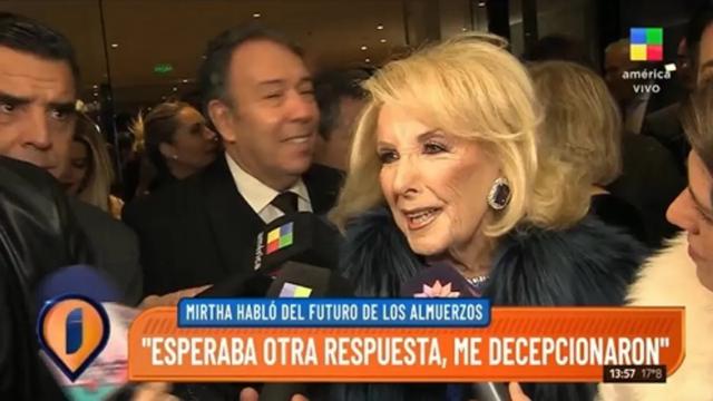 Mirtha Legrand habló de su desvinculación de El Trece: «Adrián Suar me decepcionó…»