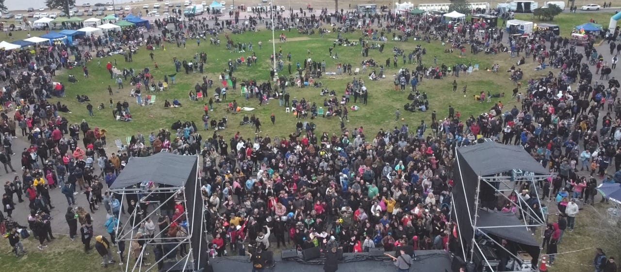 Las postales de una jornada única en la Rotonda
