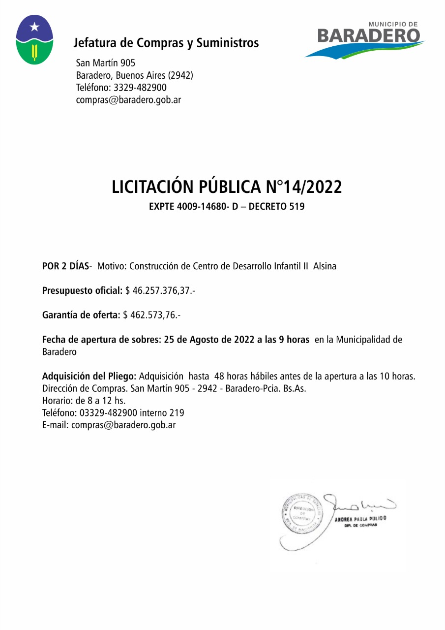 Licitación pública