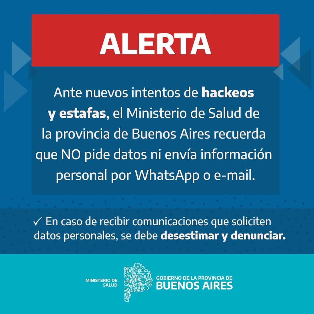 Alerta por estafas