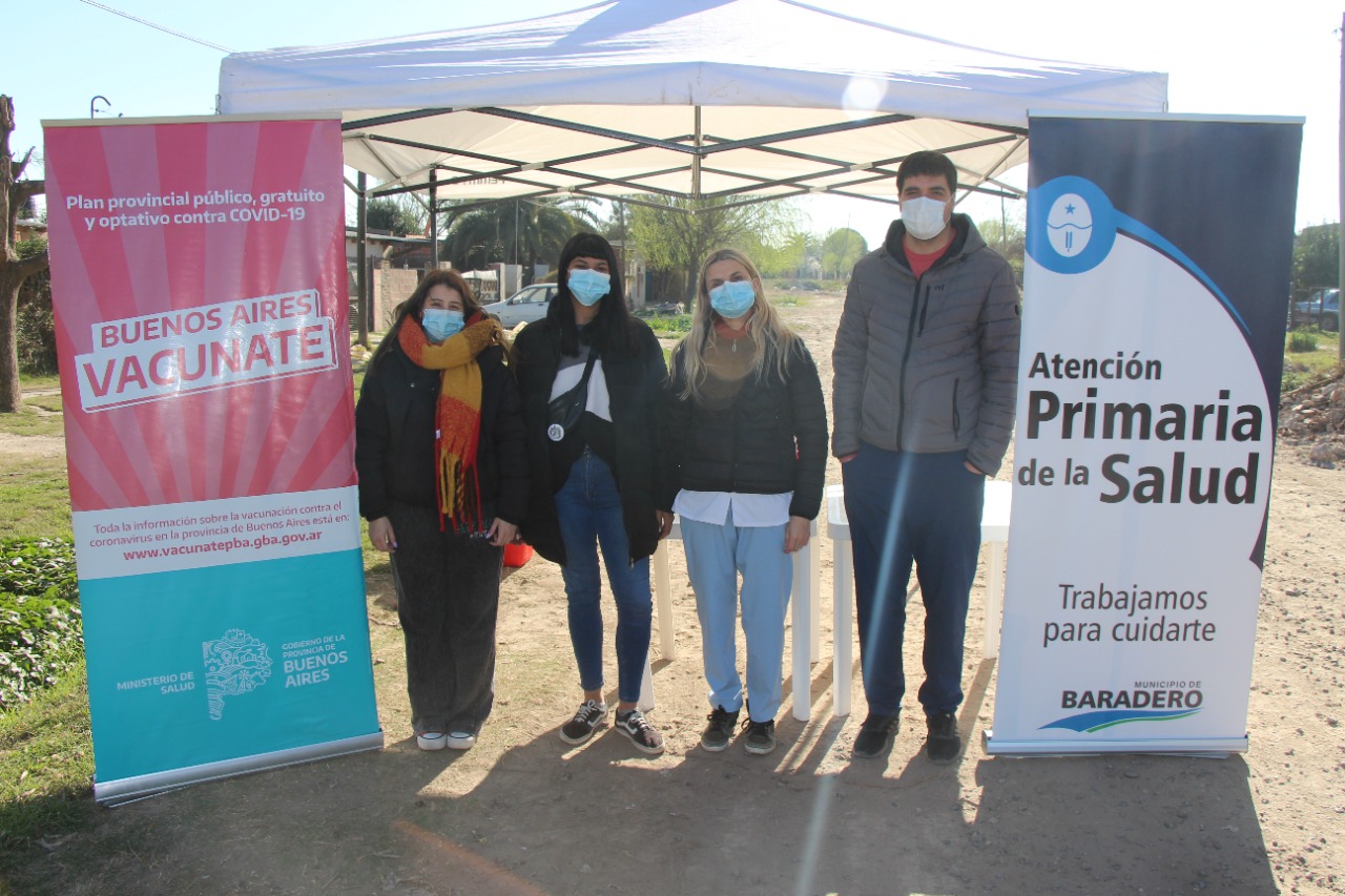 Continúa la vacunación itinerante contra el Covid-19