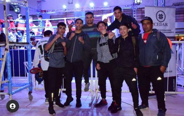 Gran festival de box amateur en Banfield