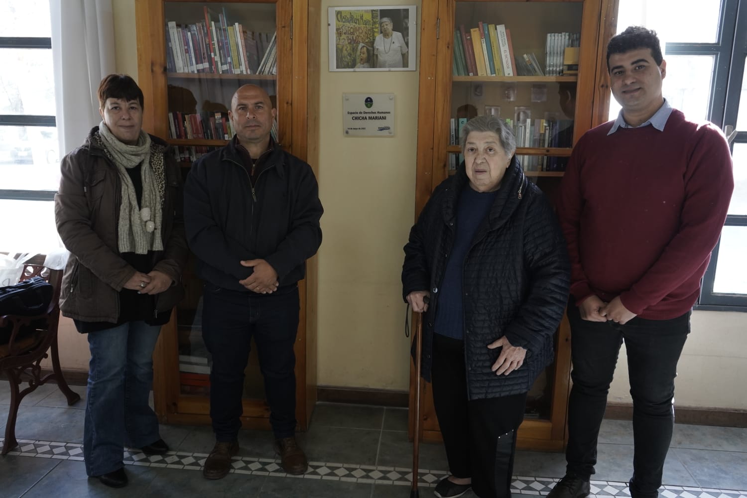 El municipio homenajeó a Chicha Mariani, la fundadora y primera presidente de la Asociación de Abuelas de Plaza de Mayo