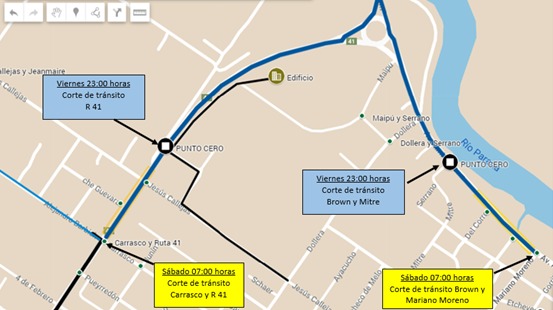 Dispositivos de seguridad en el marco del recital de La Renga en Baradero