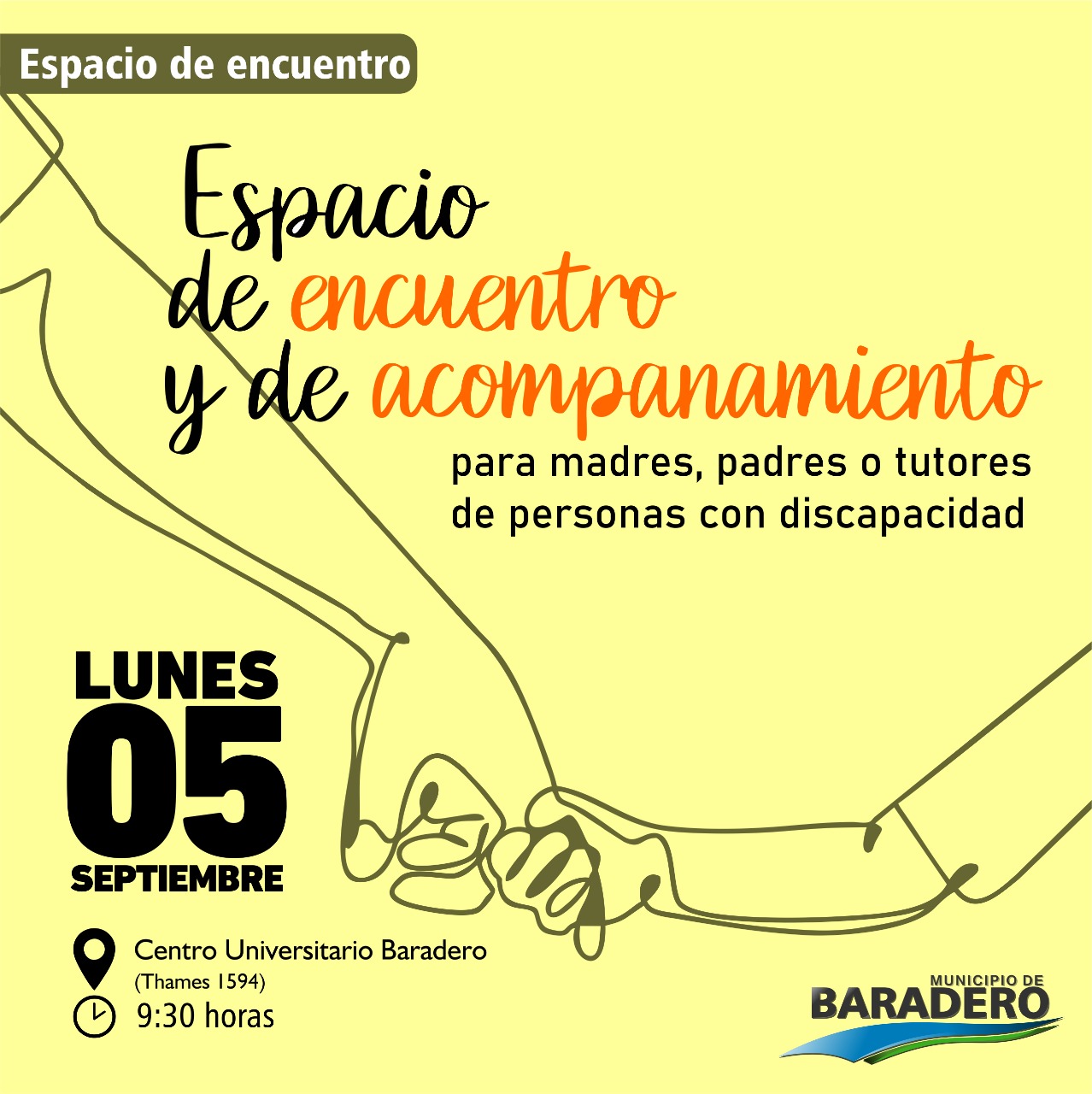 Se realizará el tercer espacio de encuentro y acompañamiento en el Centro Universitario Baradero