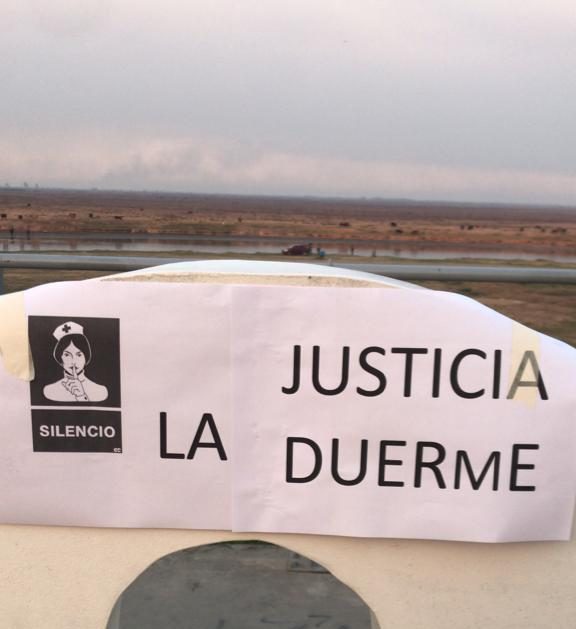Basta de quemas: Vecinos y el Grupo de Accion Ambiental Baradero se reunieron en la rotonda.