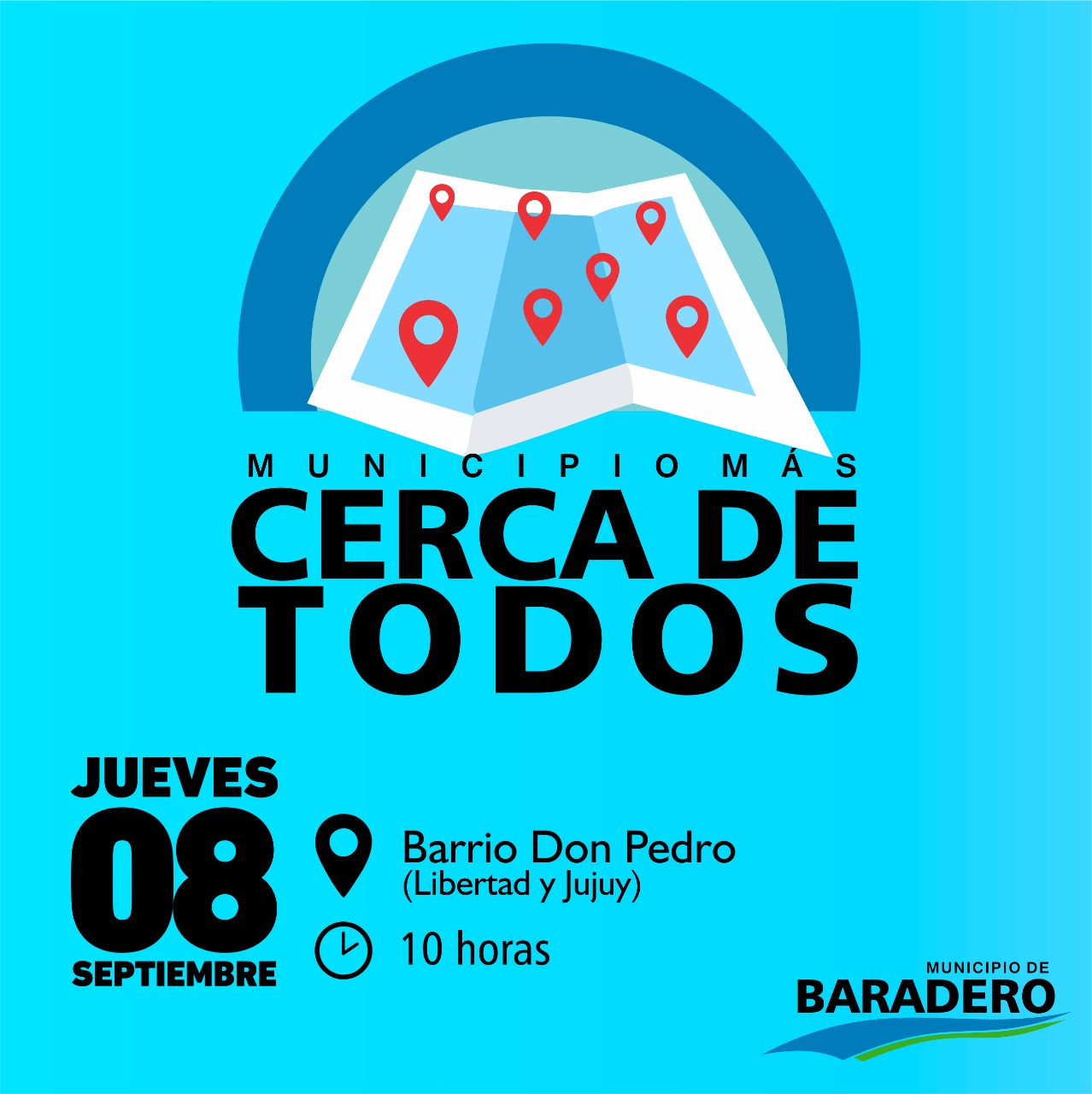 El programa “Municipio Más Cerca de Todos” estará en el barrio Don Pedro
