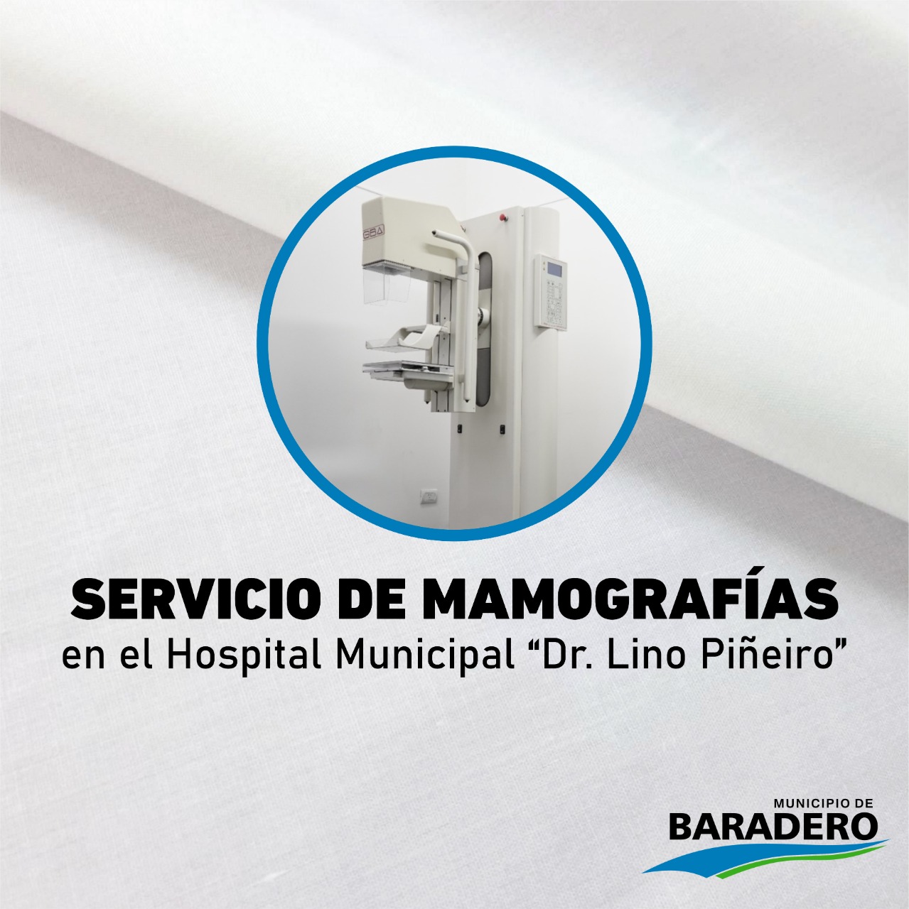 Se brindan turnos para mamografías en el Hospital Municipal “Dr. Lino Piñeiro”