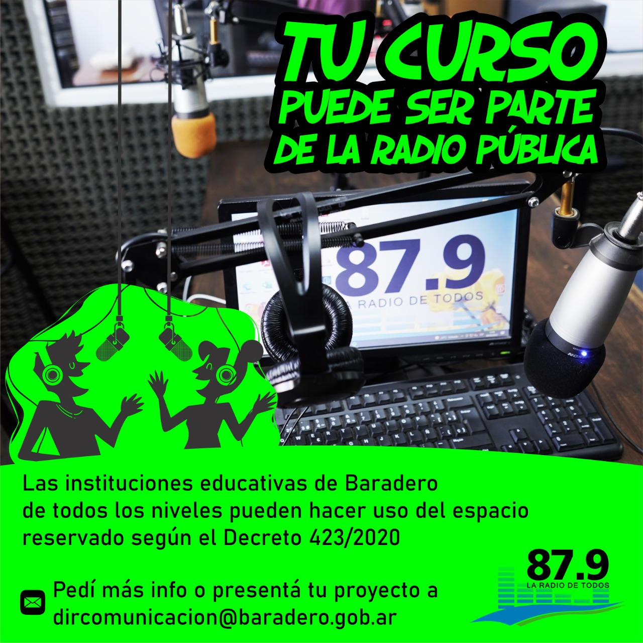 Tu curso puede ser parte de la radio pública