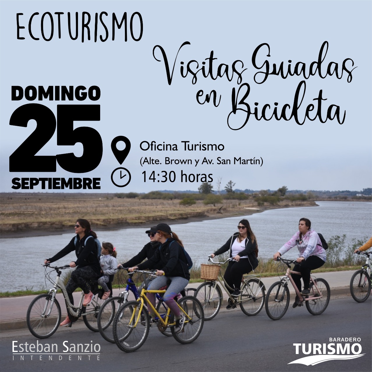 Este domingo se realizará una nueva edición de visitas guiadas en bicicleta en Baradero