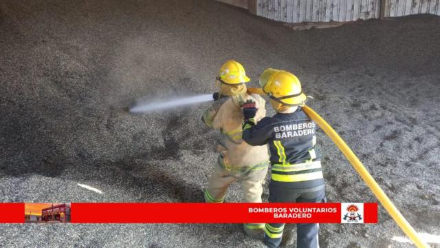 Incendio de galpón