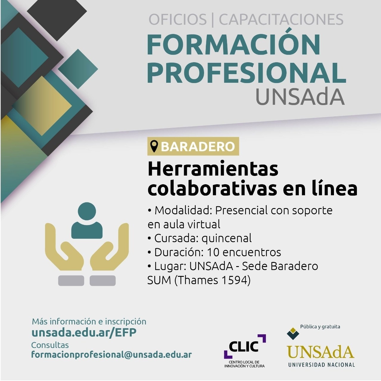 Está abierta la inscripción para el programa universitario de Formación de Herramientas Colaborativas en Línea