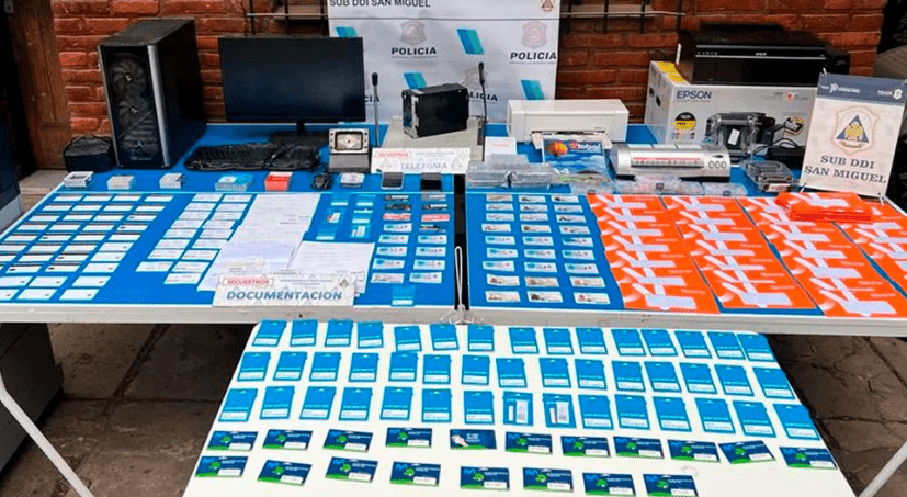 Los trucos del “rey de las tarjetas truchas” de San Martín que pasó años prófugo