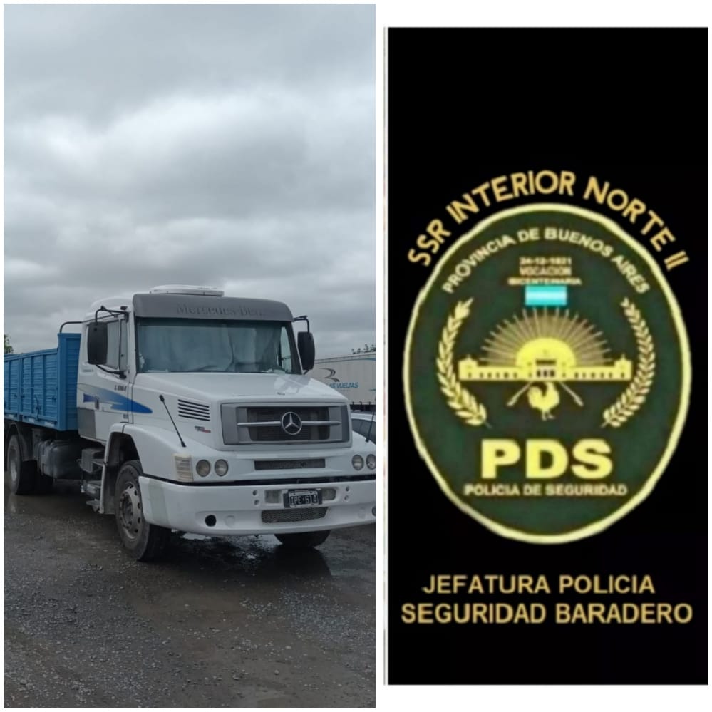 Encontraron un camión que había sido sustraído
