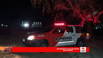 Incendio de pasto dentro del predio Obrador de la planta Mirgor