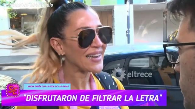 La furia de Jimena Barón con el programa de Rodrigo Lussich y Adrián Pallares: «Estuvieron para la mierd…»